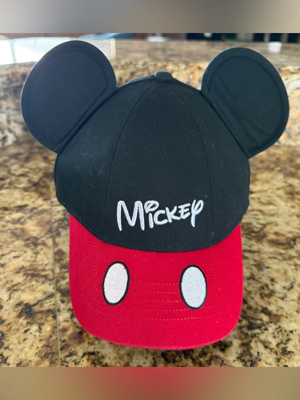 Disney Mickey Mouse Youth Adjustable Baseball Cap With Ears